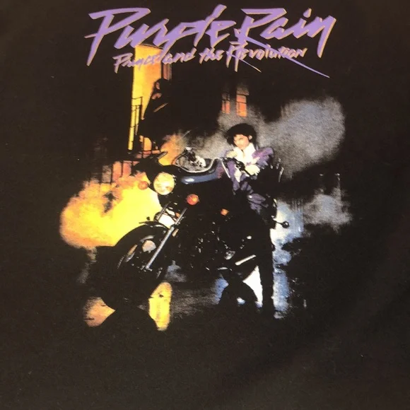 Prince Purple rain shirt sz L - Picture 6 of 8